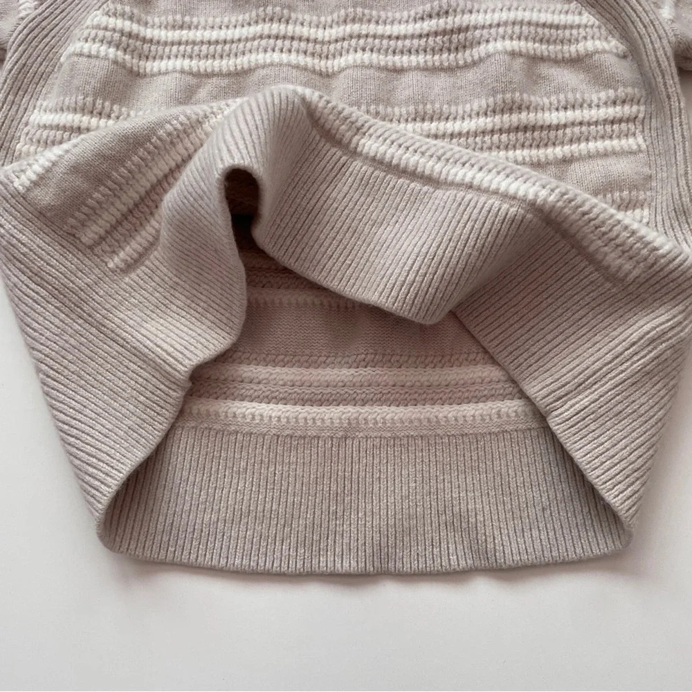 Club Monaco Striped Raglan Wool Knit Crewneck Sweater Size Small - Picture 9 of 14